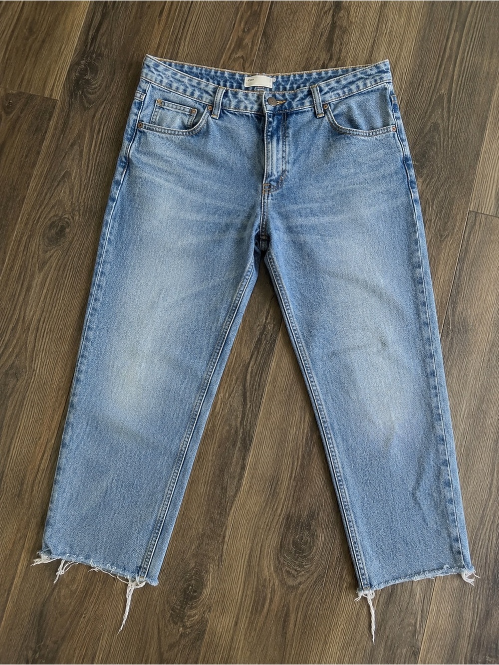 ASOS Light Blue Cropped Ankle Straight leg Denim Jeans